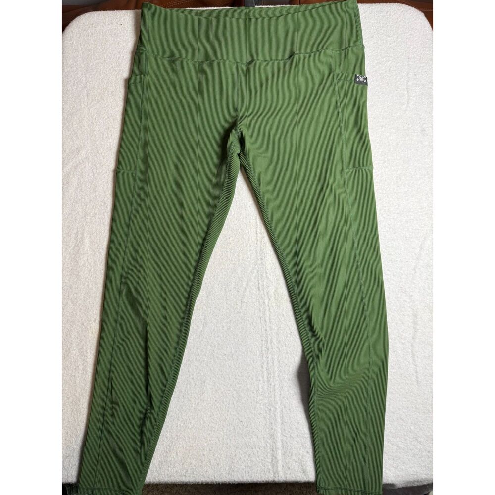 CVG Squat Approved Leggings Green Gym Womens Size XXL